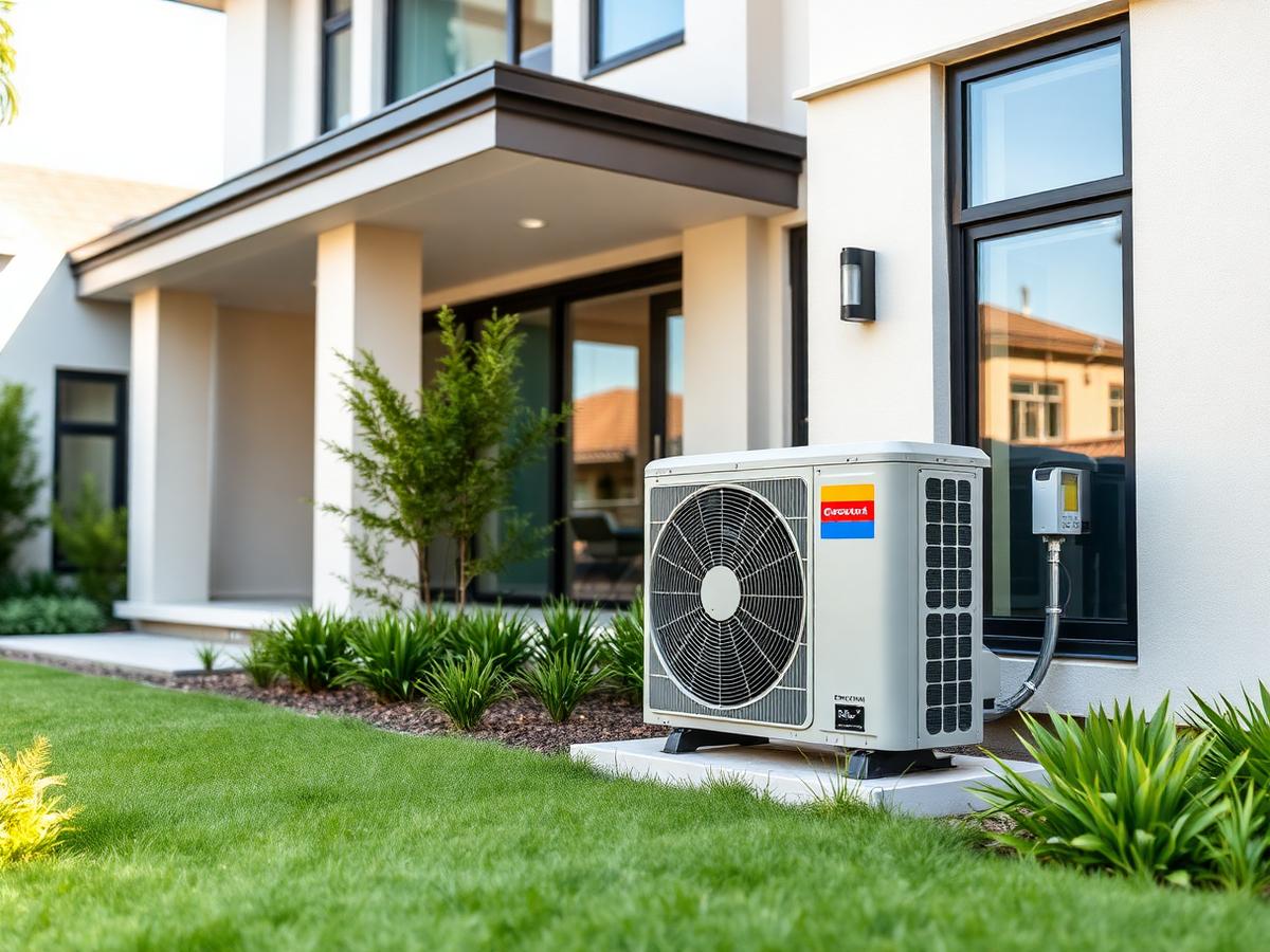 Residential central air conditioning unit